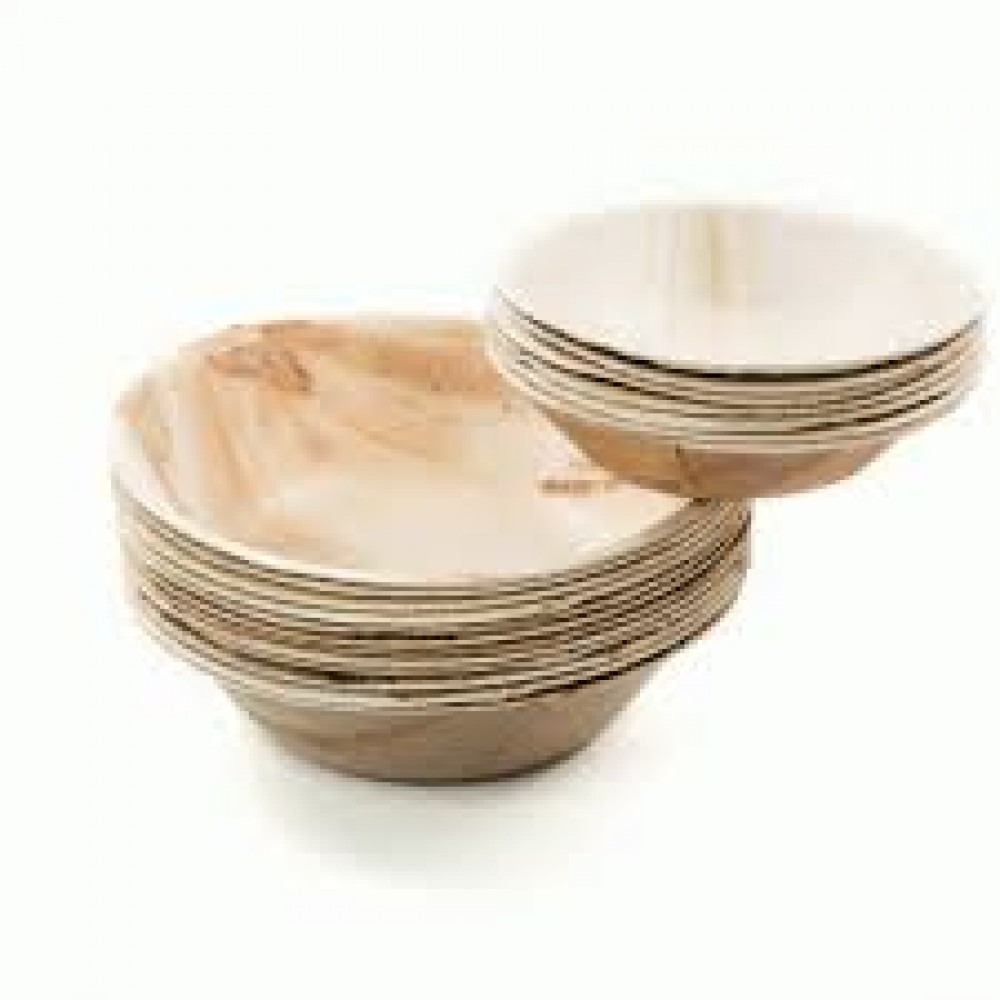 Palm Leaf Plates and Bowls Packaging Pro Environmentally Friendly