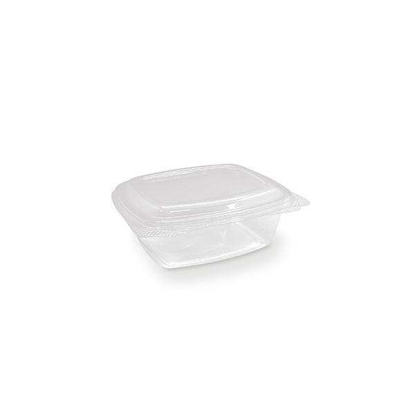 PET Hinged Rectangle container 16oz 300pc/ctn Online Packaging Pro
