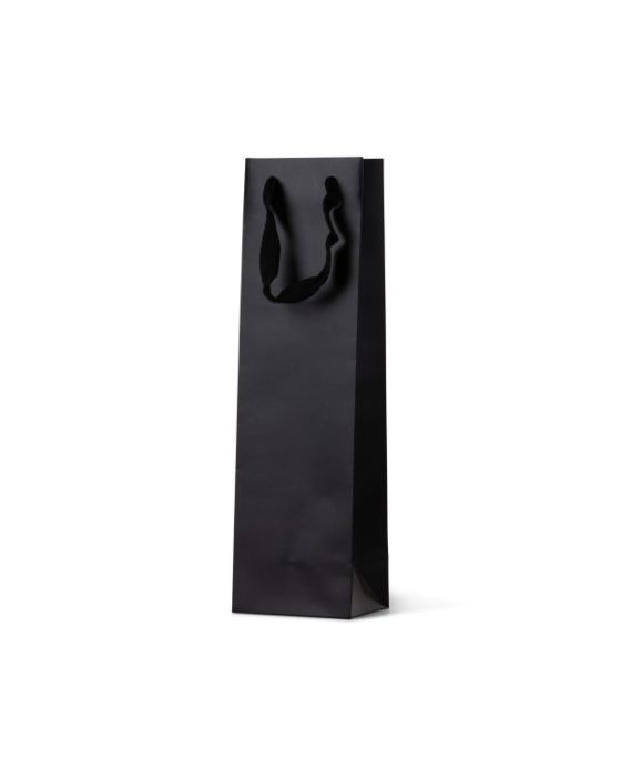 Deluxe Black Single Wine Bag