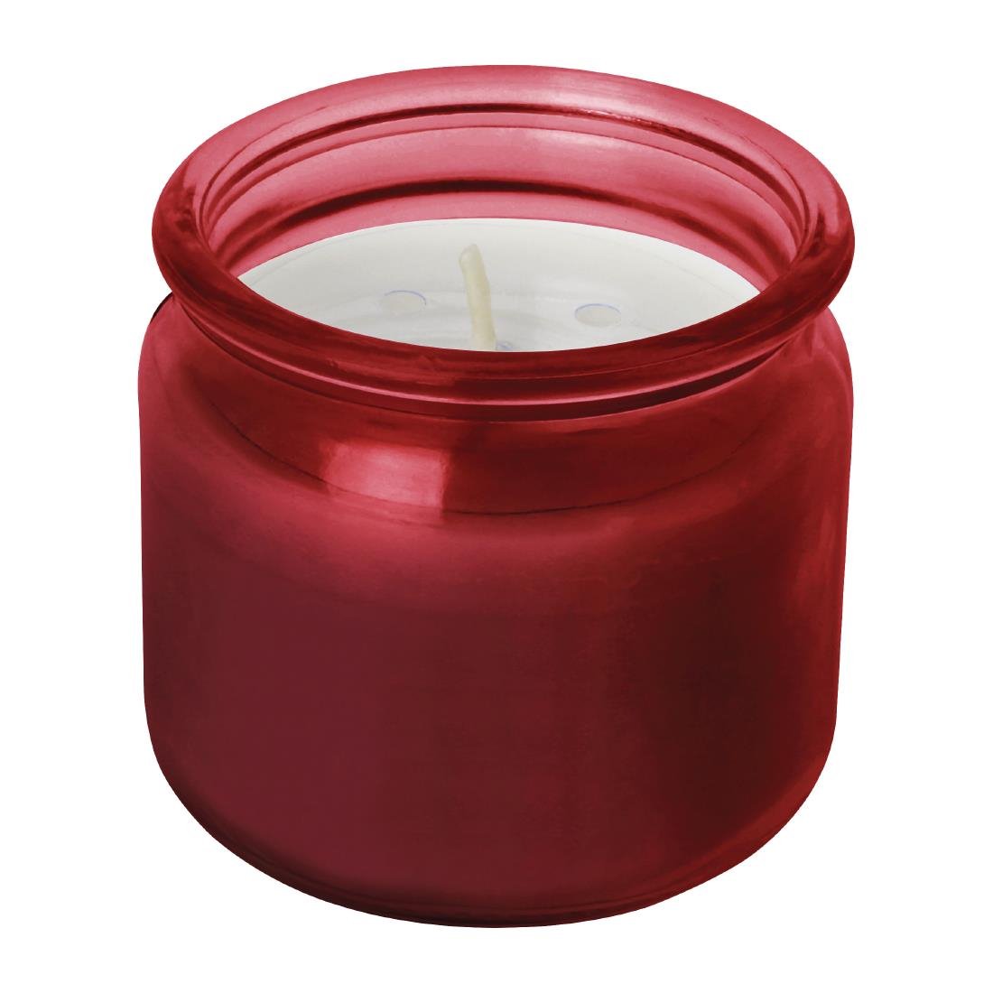 Olympia Jam Jar Candle Red
