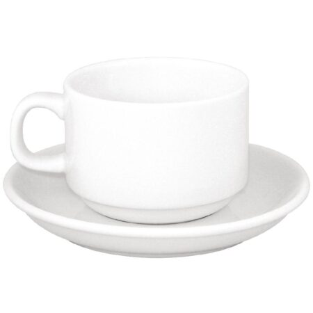 Athena 24 Stacking Tea Cup  Saucer Combo