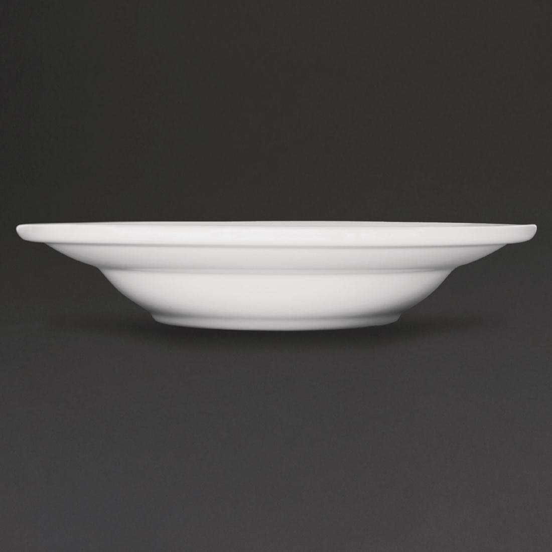 Athena Hotelware Rimmed Soup Bowls 228mm