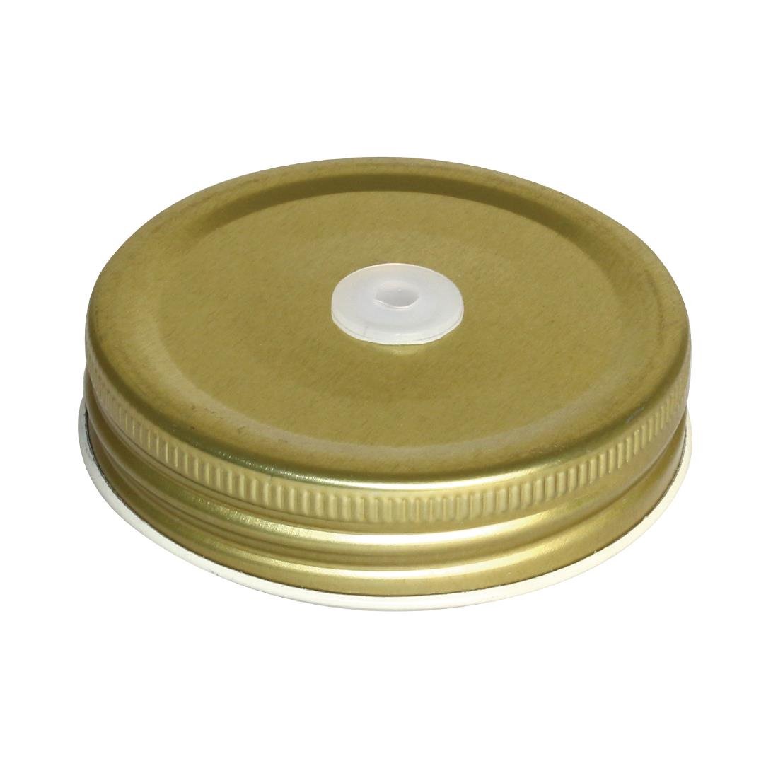 Olympia Jam Jar Lid with Straw Hole