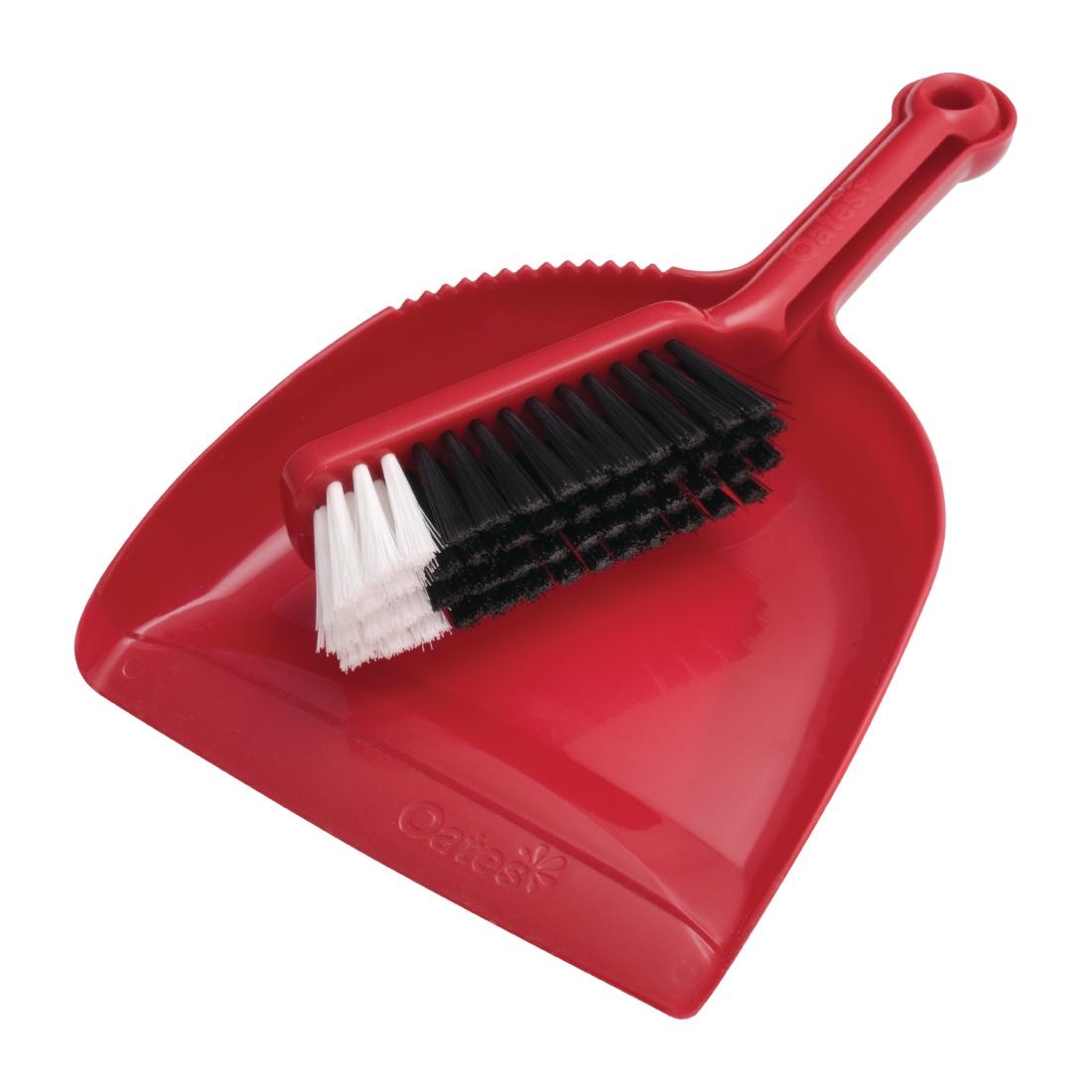 Oates Dustpan Bannister Set Red