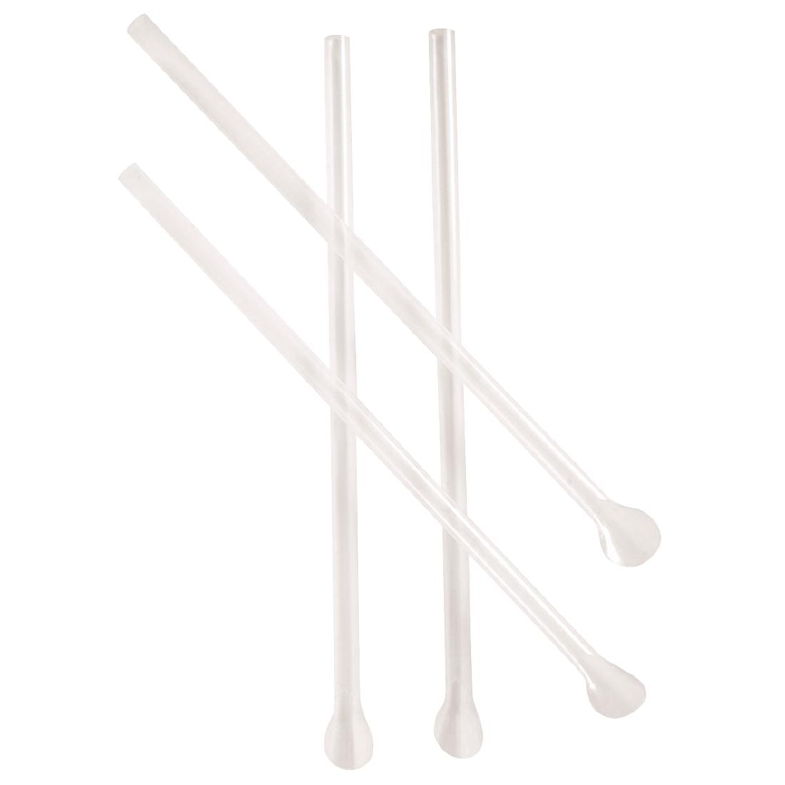 Spoon Straws Clear Pack of 250