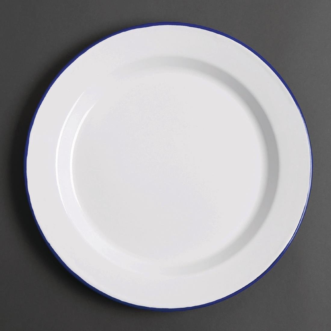 Olympia Enamel Dinner Plates 300mm