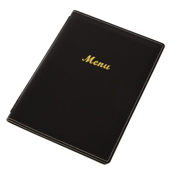 Leatherette Style Menu Holder A4 2 Card
