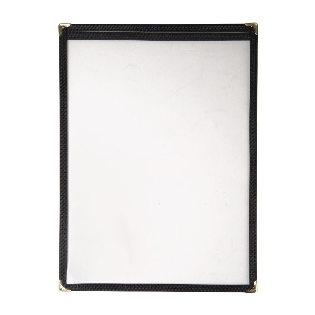 American Style Menu Holder Black 2 Card