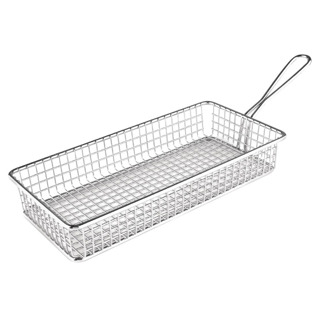 Olympia Rectangular Presentation Fryer Basket 260mm